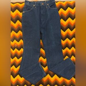 Vintage Wrangler Straight Leg Blue Jeans